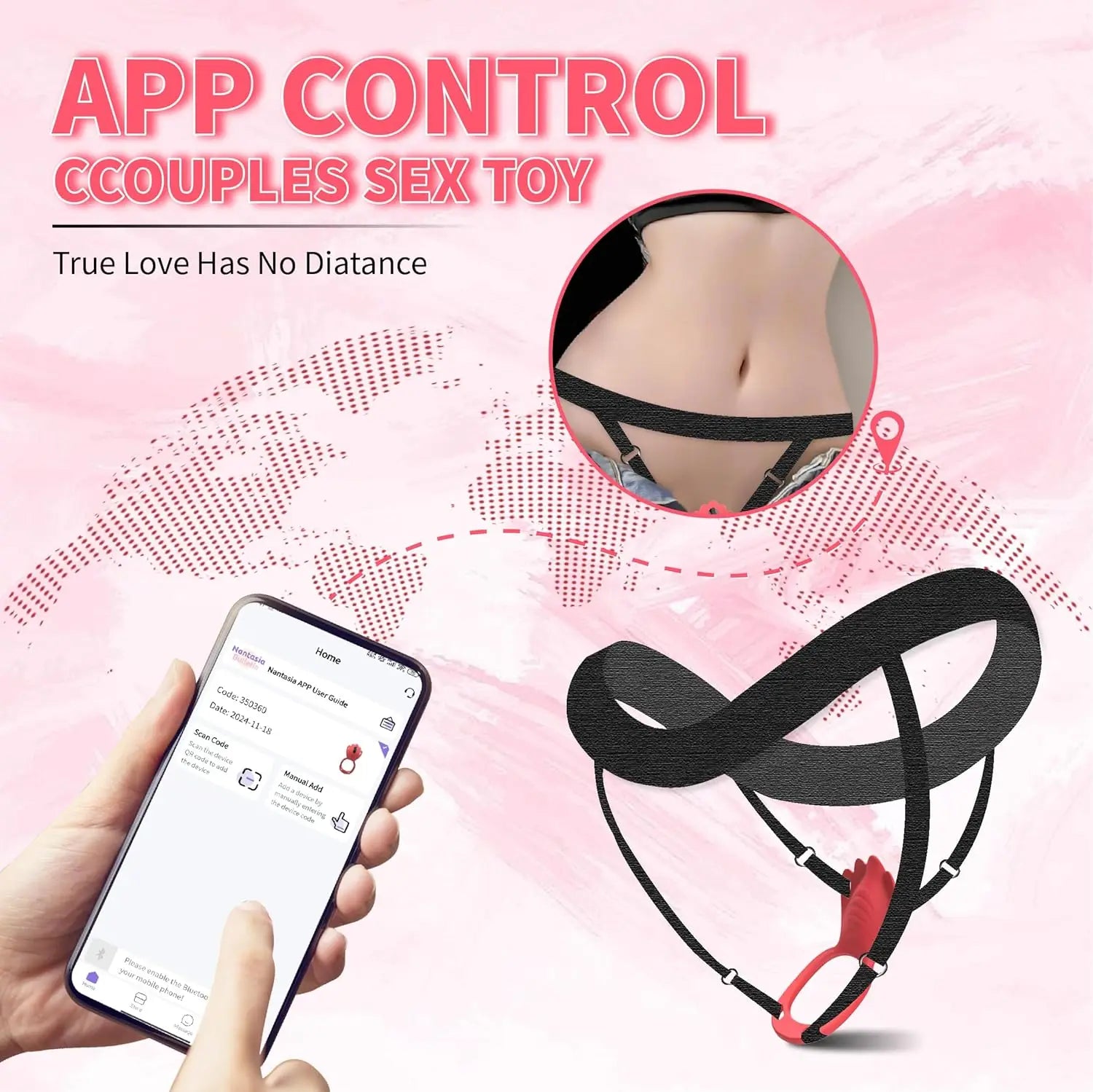 APP Remote Control Wearable BDSM Underwear Vibrator Clitoral Stimulation Adult Sexy Toy for Women Couples Unisex Tools 18 Girl
