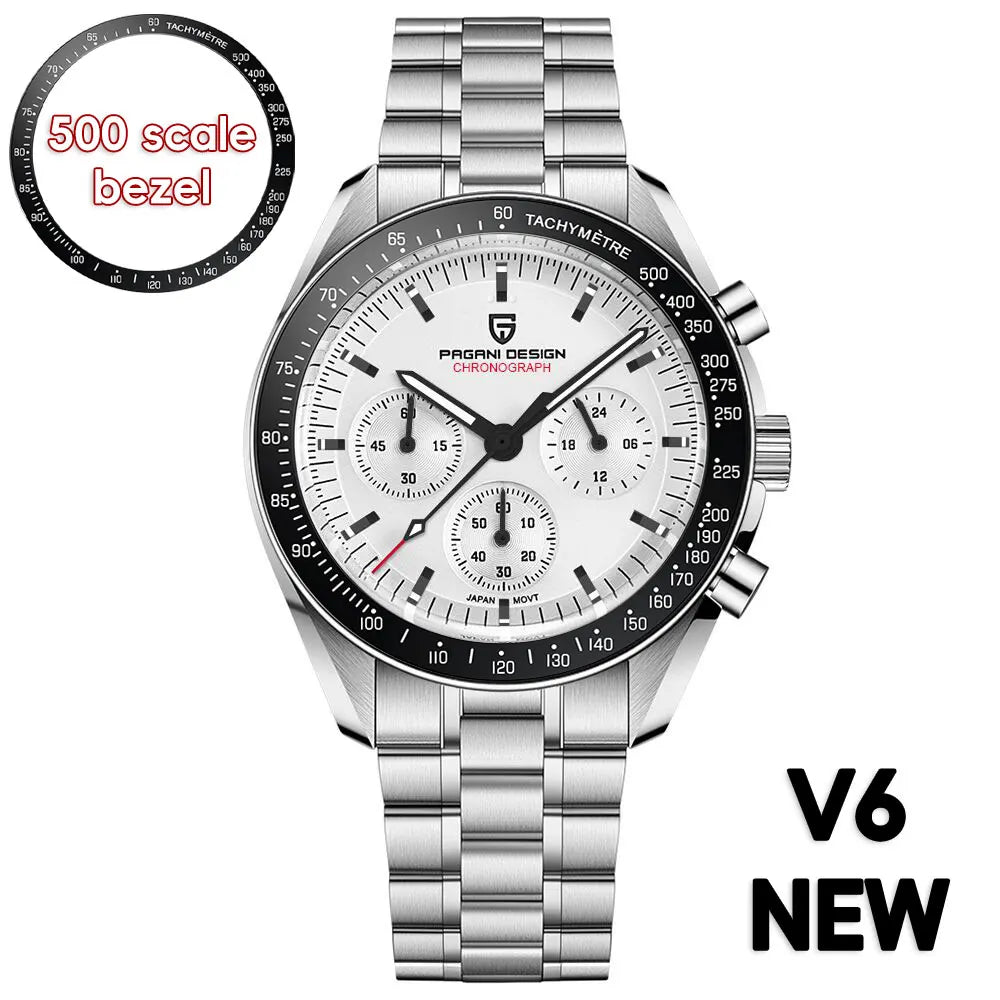 PAGANI DESIGN 2025 New Tribute to CK2998 Moon Watch Men Luxury Quartz Watches For Men AR Sapphire crystal Sport Chronograph Man
