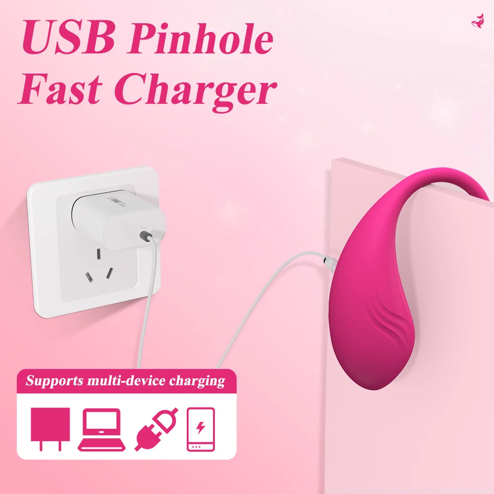 Wireless Bluetooth G Spot Vibrator for Women Dildo APP Remote Control Wear Vibrating Egg Clit Female Panties Sex Toys for Adults