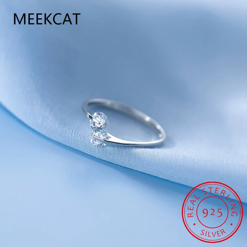 Real Brilliant Moissanite Ring Original 925 Sterling Silver Engagement Wedding Rings for Women Luxury Quality Jewelry