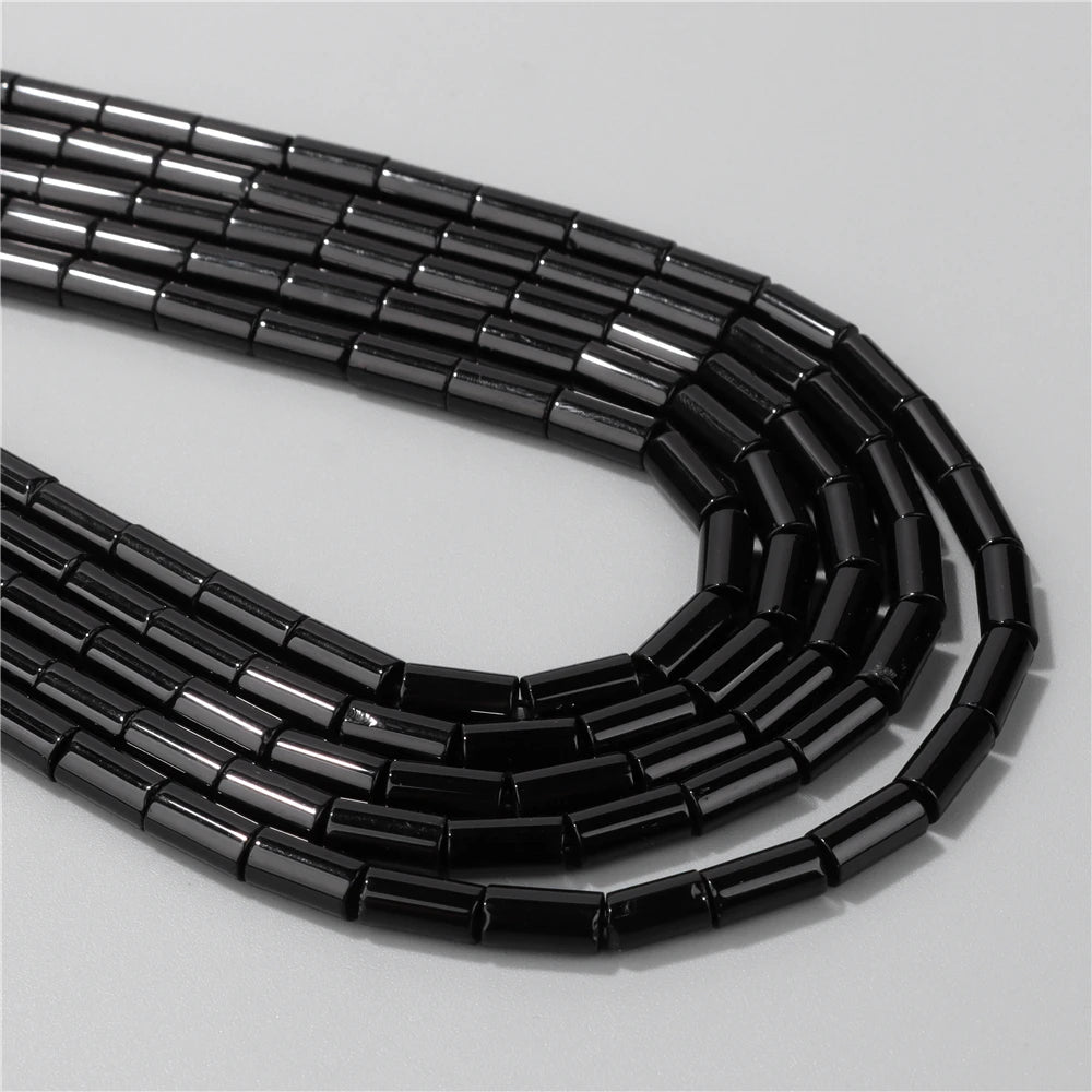 5x9mm Natural Cylinder Column Stone Bead Agat Aventurine Amethyst Jasper Quartz Loose Spacer Beads DIY Necklace Earring Bracelet