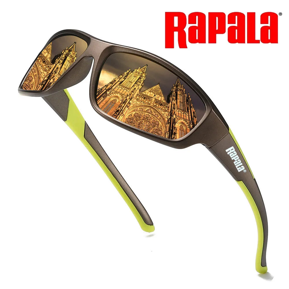 Rapala  High Definition Polarized Sunglasses for Men Women Outdoor Sport Fishing Sun Glasses UV400 Protection Driving Eyeglasses