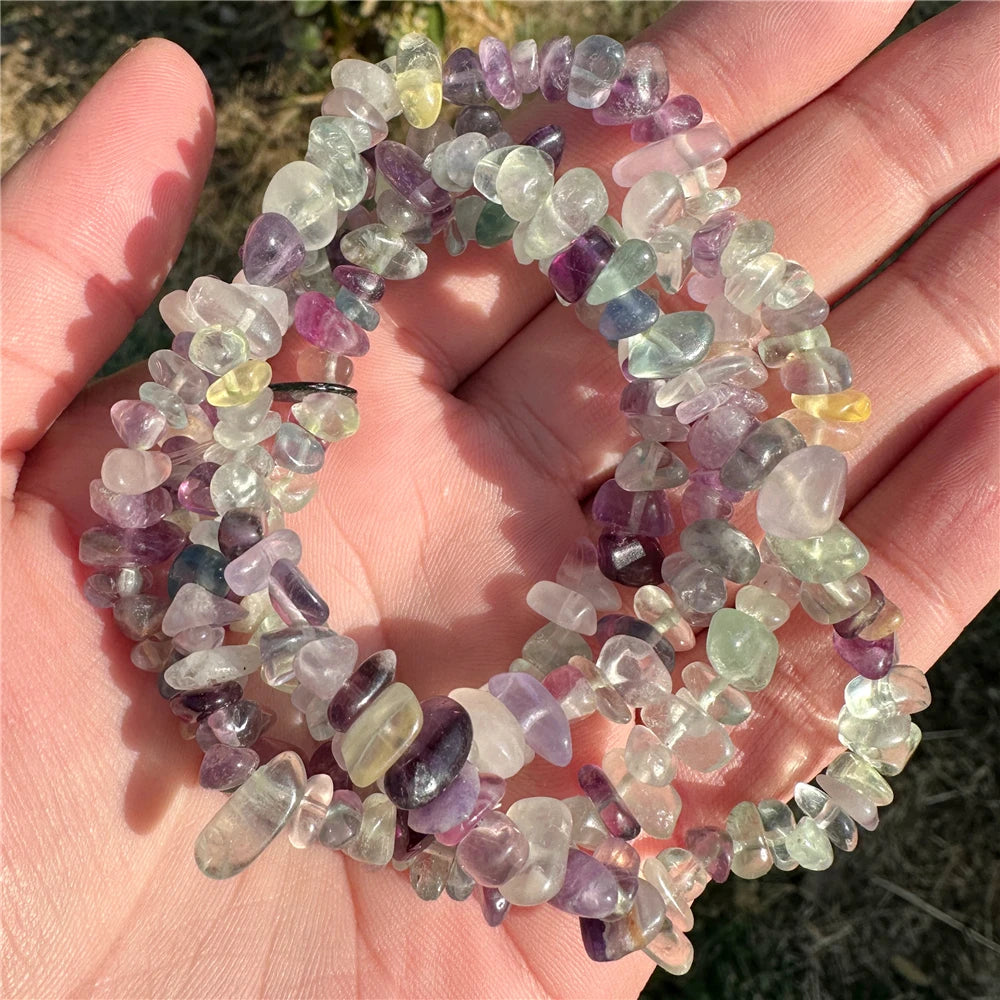 5-8MM Irregular Labradorite Chips Bead Amethysts Malachite Aquamarine Citrine Gravel Stone Beads For Jewelry Making Accessories