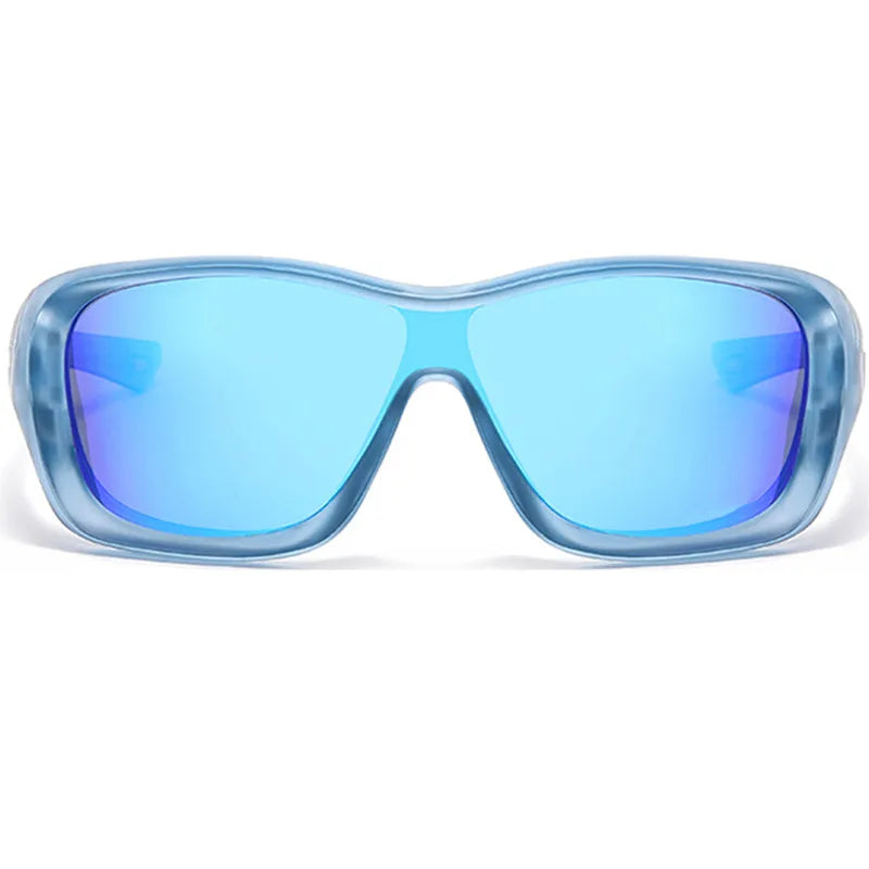 Unisex Square Sun Glasses for Men Classic Driving Running Eyewear UV Protection Brand Design Mirror Sunglasses Men