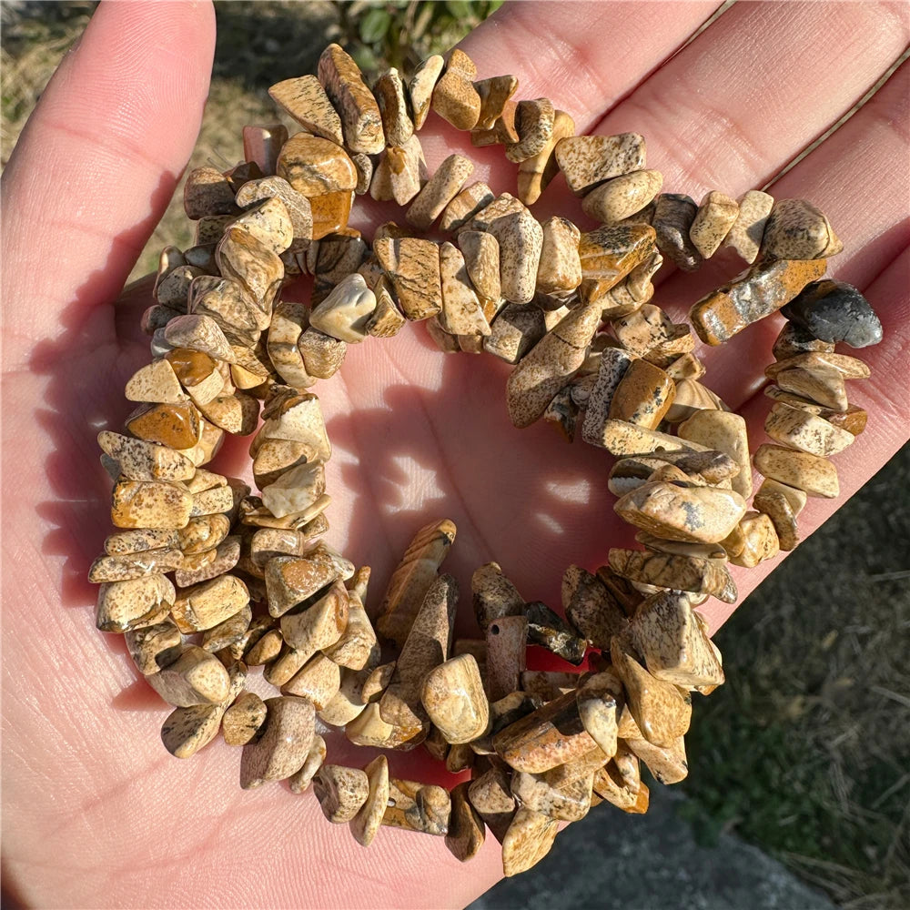 5-8MM Irregular Labradorite Chips Bead Amethysts Malachite Aquamarine Citrine Gravel Stone Beads For Jewelry Making Accessories