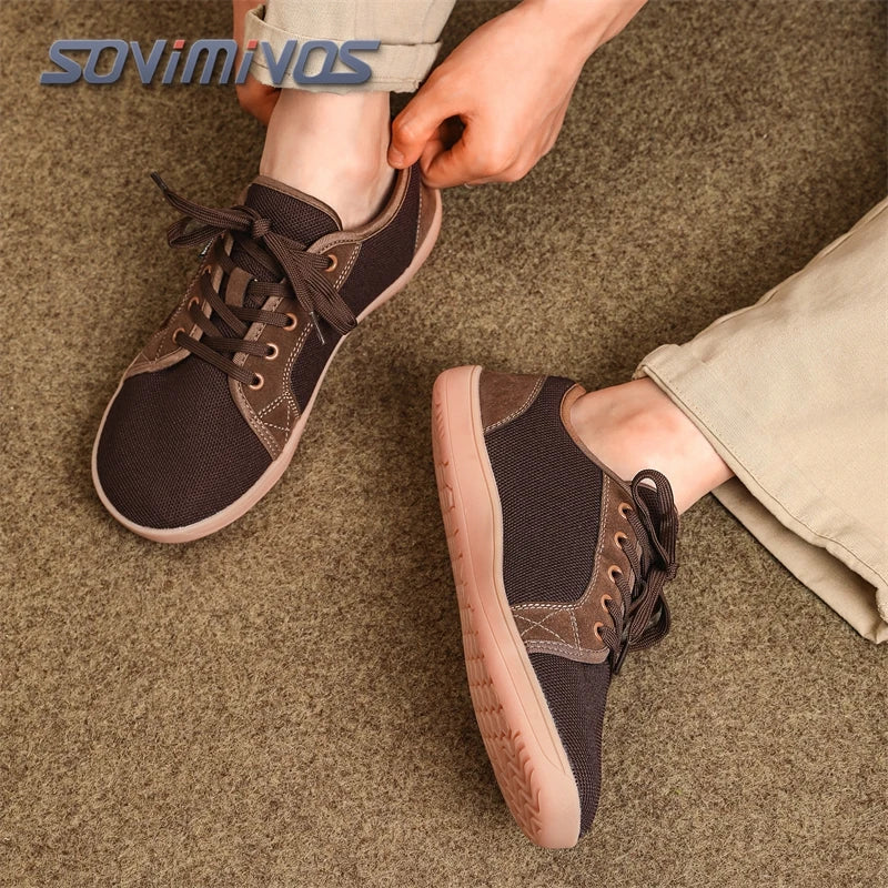 New Minimalist Shoes for Men Wide Toe Barefoot Casual Sneakers Lightweigh Outdoor Running Zero Drop Male Sneaker Tenis Masculino