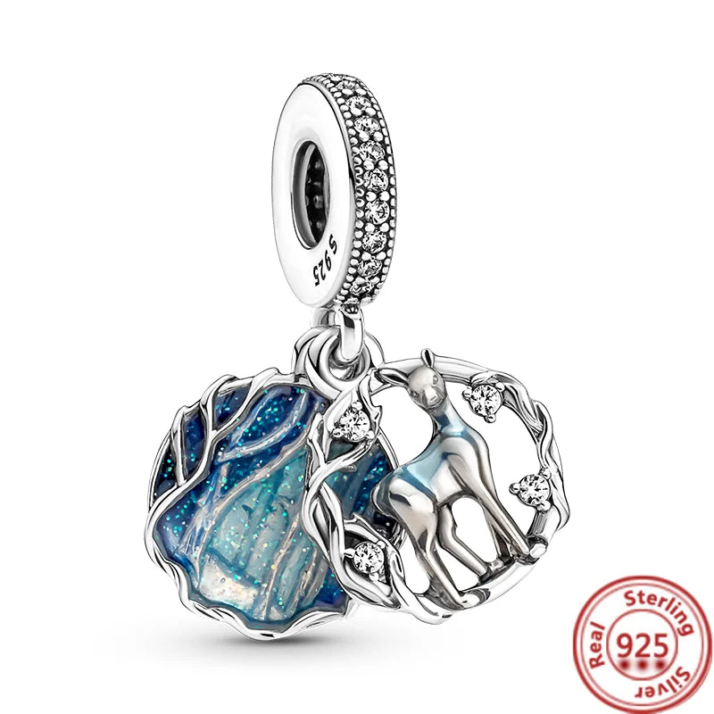 MINISO Disney Hot selling S925 Sterling Silver Harry Potter Charm Suitable Original Pandora Bracelet Exquisite Gift For Women