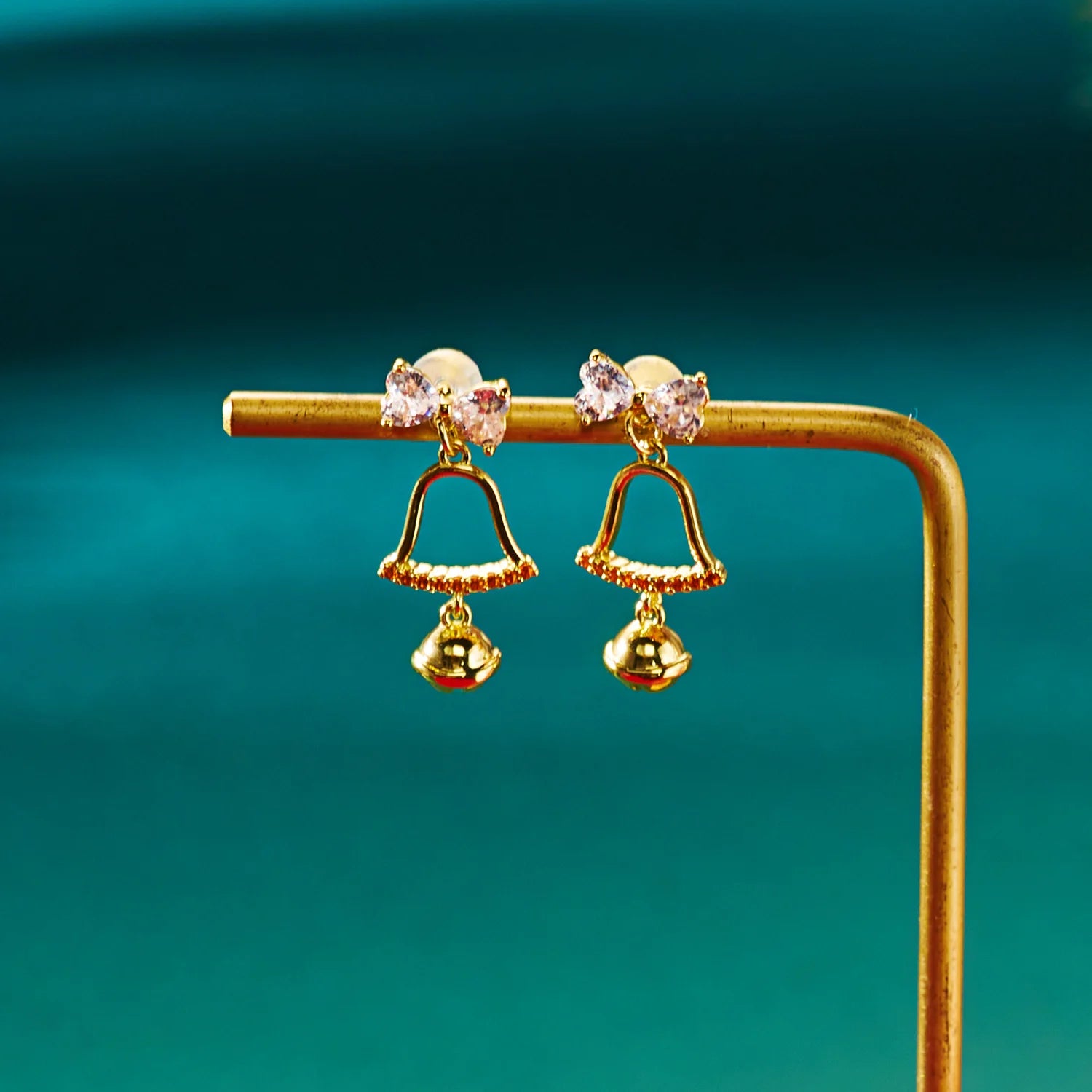 Colorful Crystal Zircon Snowman Dangle Earrings For Women Cute Christmas Tree Snowflake Bow Earring Xmas New Year Party Gifts