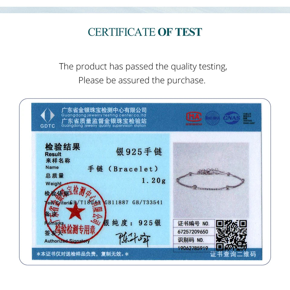 BAMOER 925 Sterling Silver Adjustable Beads Bracelet Carved Round Charm Wrist Chain for Girls Lightweight Cute Gift Fine Jewelry