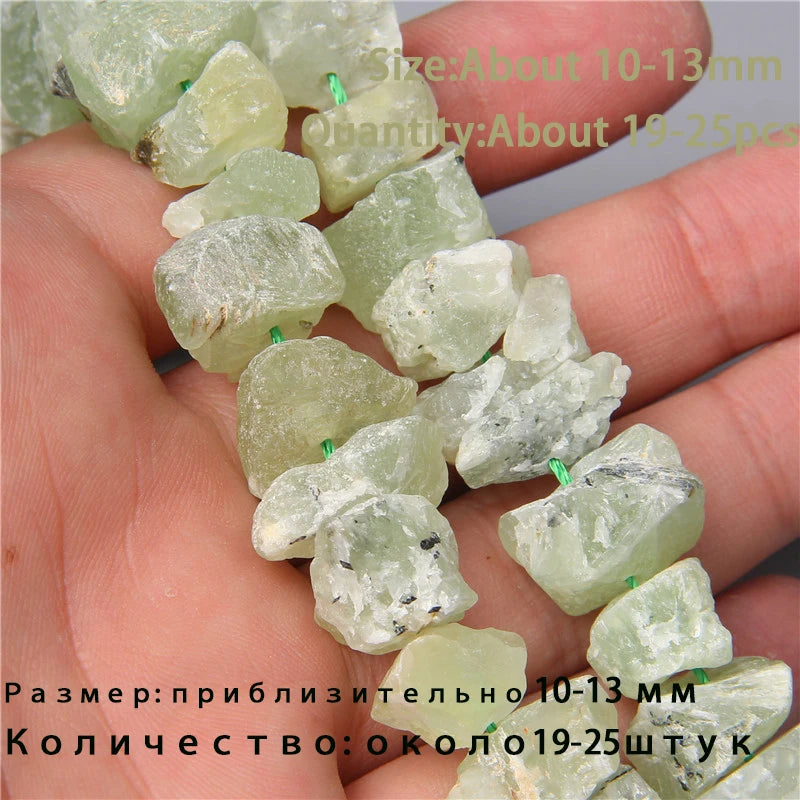 7.5" Natural Irregular Rough Stone Beads Raw Rock Lapis Quartzs Nuggets For Jewelry Making DIY Earrings Bracelet Supply 7-30mm