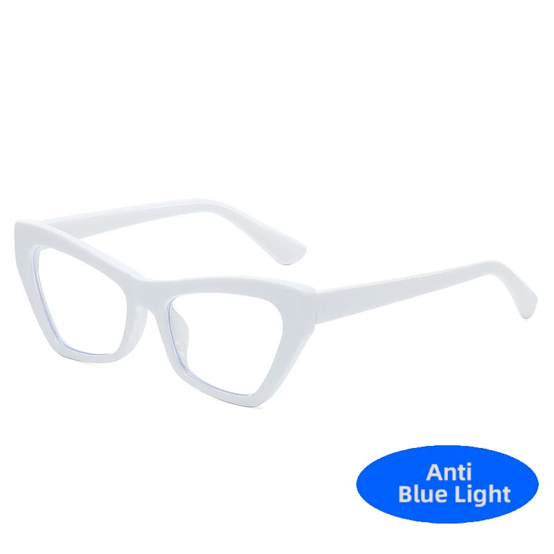 Anti Blue Light Cat Eye Glasses Women 2025 New Luxury Small Frame Y2K Punk Eyeglasses Vintage Computer Goggles Gafas De Lectura