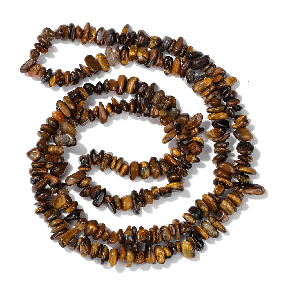 High Quality Yellow Tiger Eye Stone Beads Natural Round Heart Rondelle Cube Irregular Loose Spacer Bead For Jewelry Making DIY