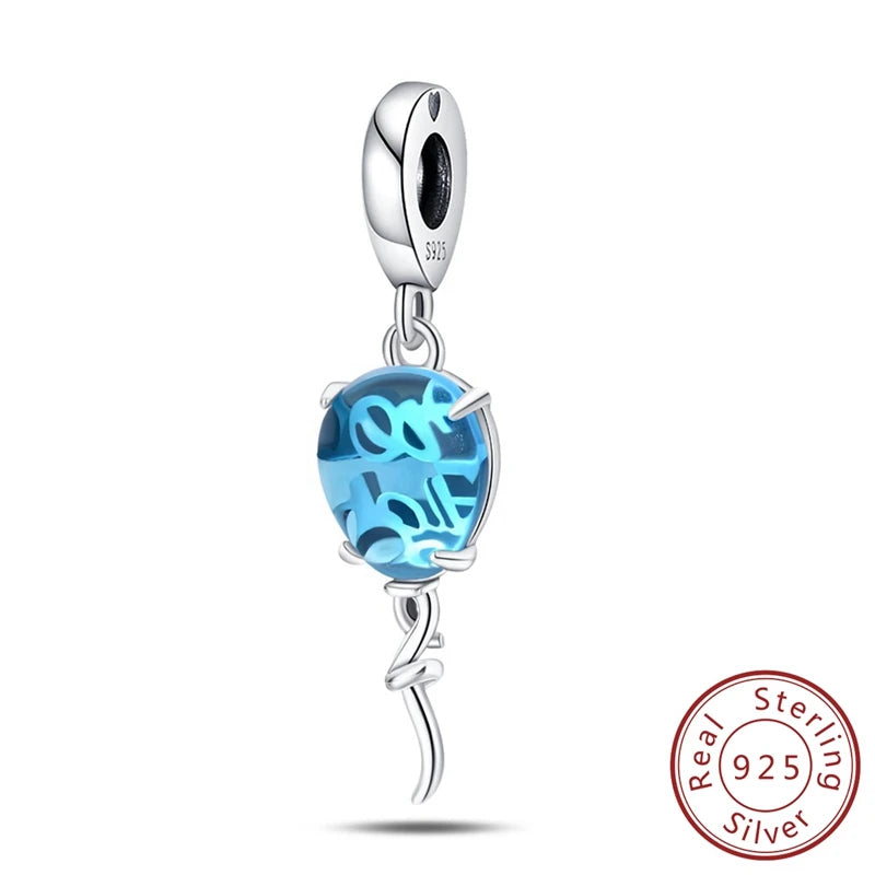 100% Real 925 Sterling Silver Charms Beads Stars Moon Pendant Fit Original Charms Bracelets Bangle DIY Jewelry Gifts