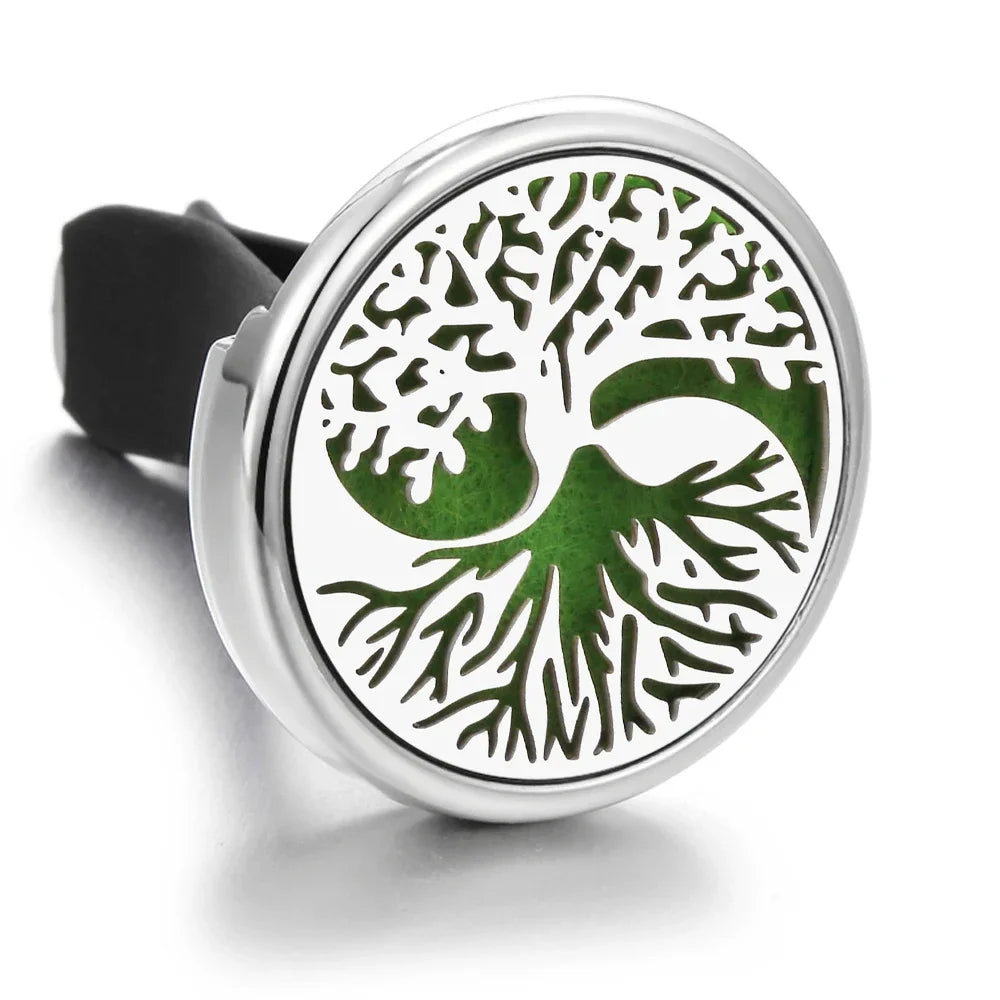 10PCS/LOT Wholesale Car Perfume Diffuser Car Clips Pendants Lockets Perfume Essential Oil Diffuser Aromatherapy Pendant Necklace