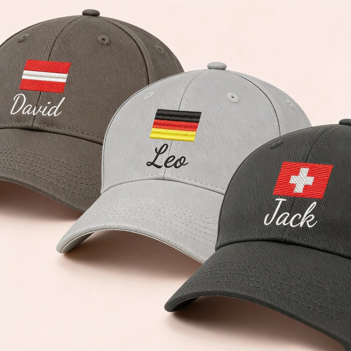 Custom Made Hat Embroidered Flag Baseball Cap Personalized Text Name Baseball Hat for 2026 FIFA World Cup