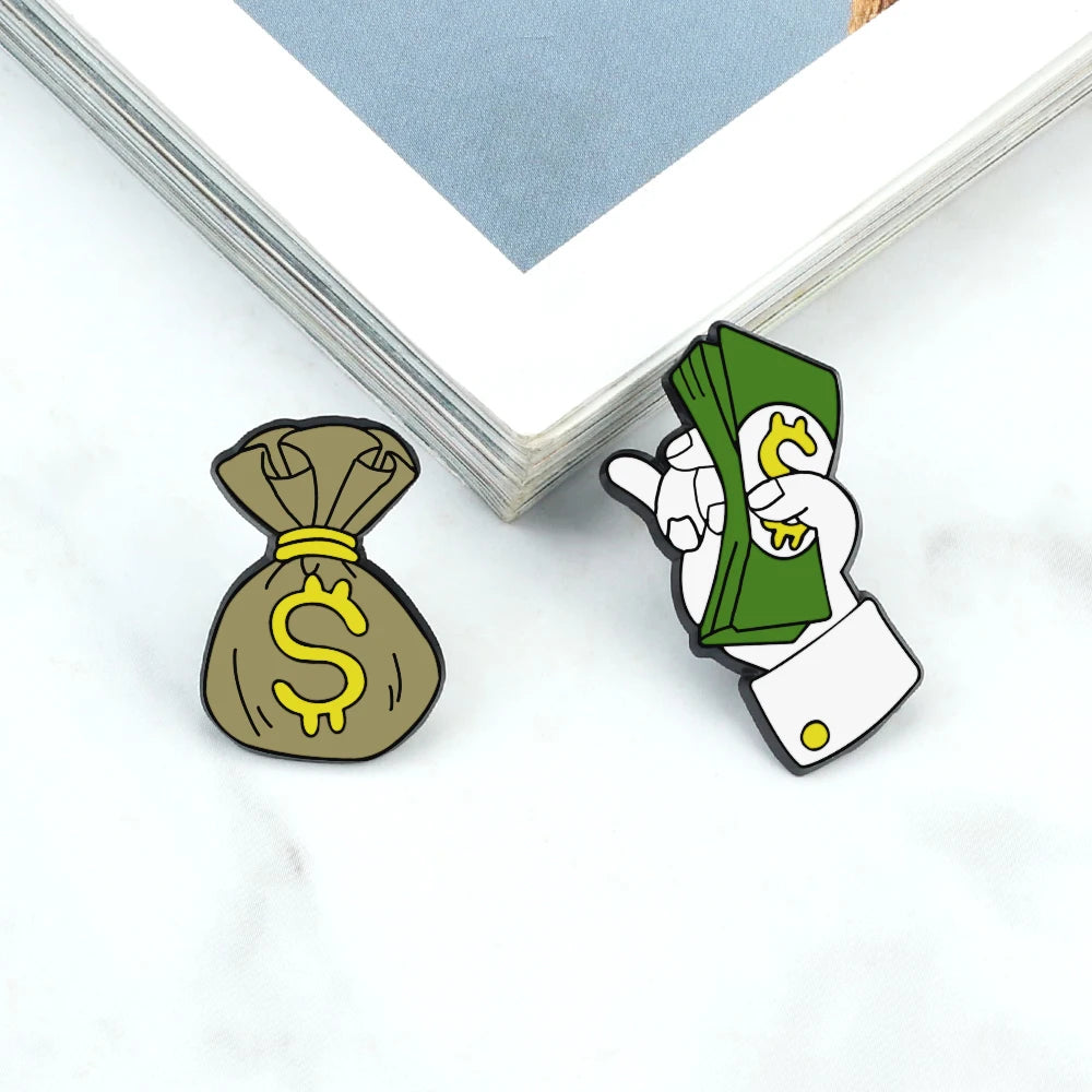 2-9Pcs/Set Cute Cartoon Tooth Brooch Doctor Nurse Mini Stethoscope Thermometer Enamel Pins Lapel Pin Badge Jewelry Gift Dentist