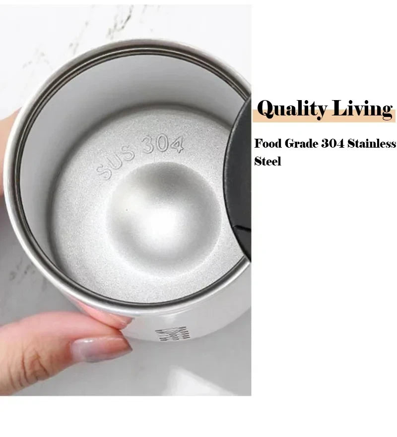 400ML Stainless Steel Coffee Thermos Leakproof Car Vacuum Flasks Thermal Coffee Mug Portable Travel Portable Insulated Bottle