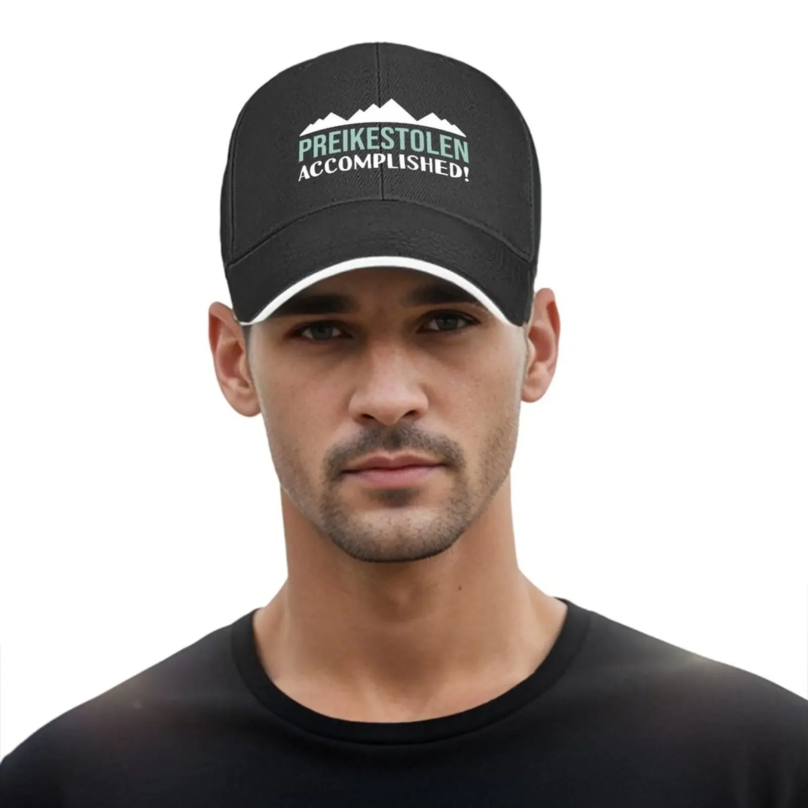 Preikestolen Accomplished Hiking In Norway The Pulpit Rock souvenir Baseball Cap Luxury Man Hat Golf Hat Man Men Women's