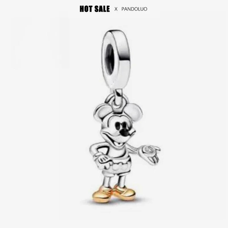 NEW in Charm Disney Cheshire Cat Charm beads Suitable for Original Women Stitch Bracelet Necklace Pendant Jewelry Holiday gifts