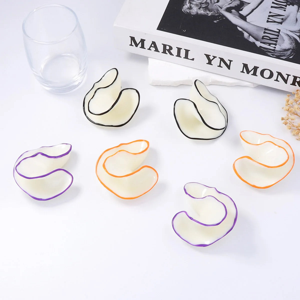 ZAA 2025 NEW Fashion Acrylic Flower Earrings for Women's Vacation