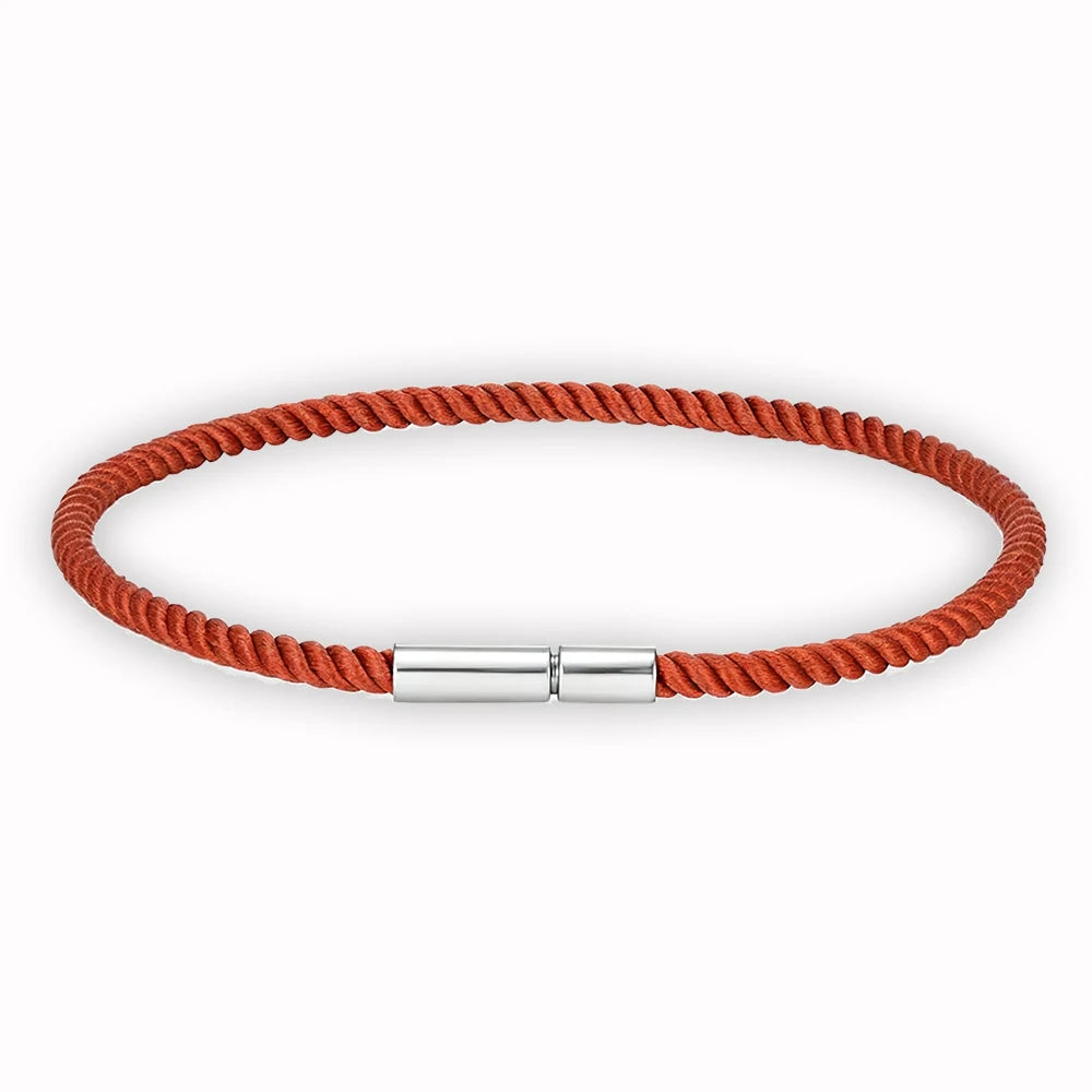 MKENDN Minimalist Grade A Rope Bracelet Men Femme Lucky Red Thread Braclet Attract  Magentic Couple Wealth Prosperity Gifts