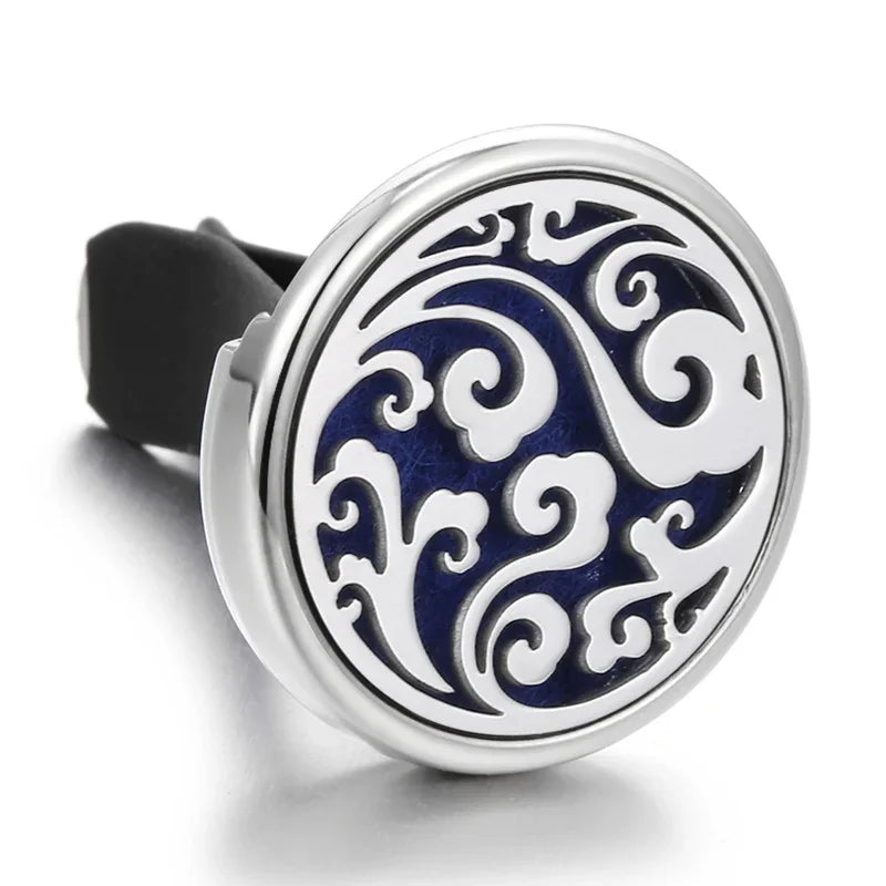 10PCS/LOT Wholesale Car Perfume Diffuser Car Clips Pendants Lockets Perfume Essential Oil Diffuser Aromatherapy Pendant Necklace