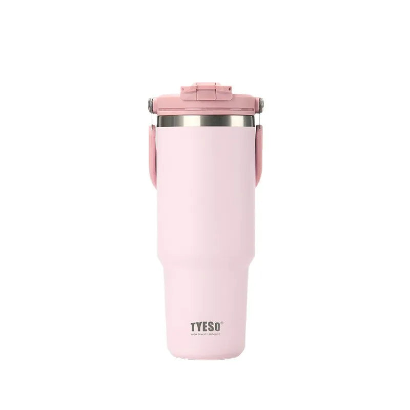 Tyeso Stainless Steel Coffee Cup Cold And Hot Double-layer Insulated Cup Tumbler Thermo Water Bottle Car Travel Mug Vacuum Cup