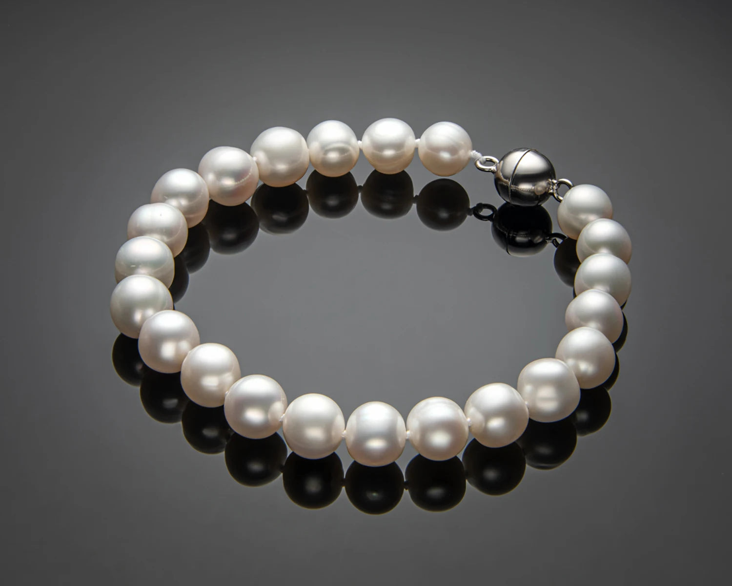 OXTAO 925 Silver Natural Freshwater Pearl Bracelet Women'S Daily Wear Elegant Bracelet Jewelry Anniversary Birthday Gift