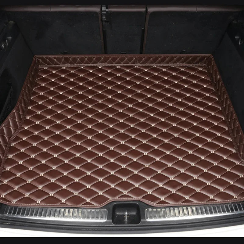 High Quality Artificial Leather Car Trunk Mat for Mercedes W223 S Class W221 W222 C217 SLK Class Car Accessories Carpet