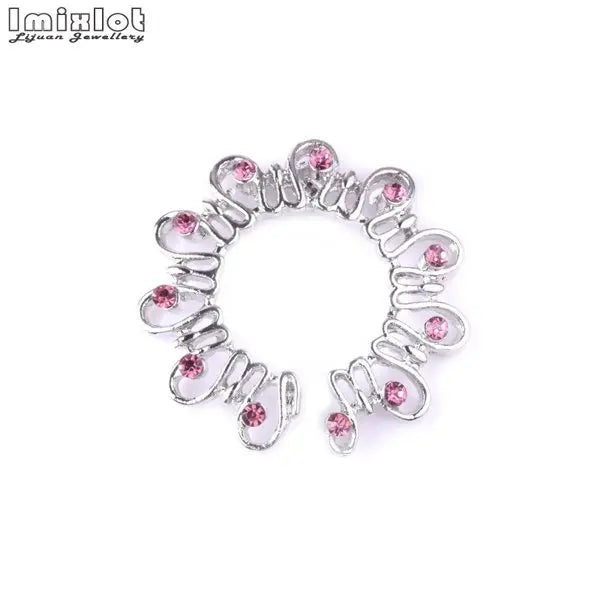 2pcs Stianless Steel Flower Heart Nipple Rings Fake Piercing Jewelry Women Sexy Nail Clips Nipple Clamps Pierced Body Jewelry