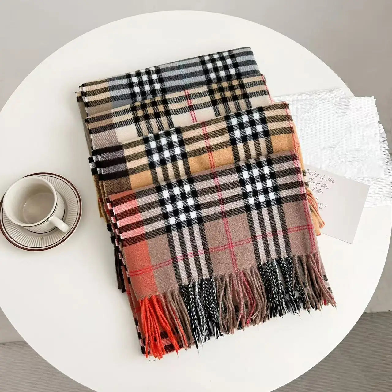 Unisex Commute Winter Scarf Warm Soft Thermal Neck Wrap for Men Women Daily Wear Cold-Resistant Scarf Decorate The Gift