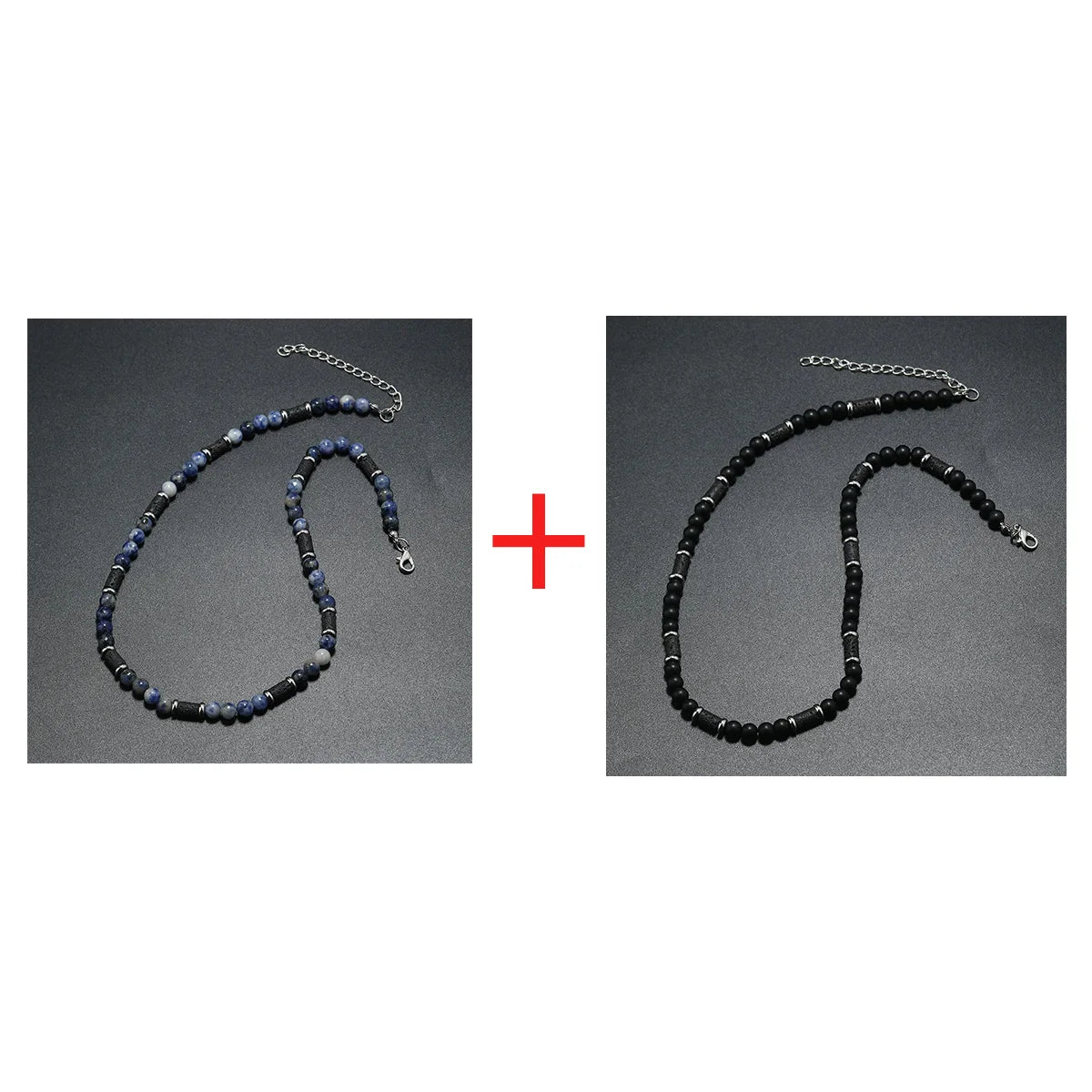 New Bohemian Men's Beaded Necklace Tiger Stone Natural Stone Fashion Trend Design Minimalist Necklace Commemorative Gift - Madeinsea©