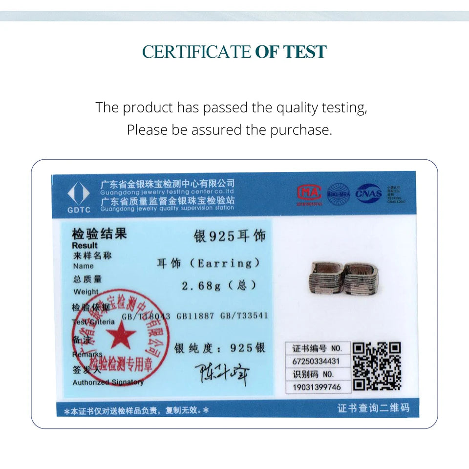 BAMOER Solid 925 Sterling Silver Small Chunky Thick Hoop Earrings for Women Girls, White Gold Plated Hoops Huggie Earrings