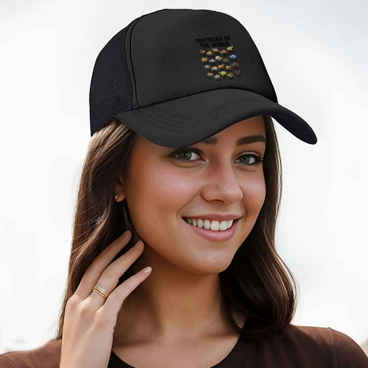 Casual Tortoises Of The World Graphic 2026 Mesh Baseball Cap