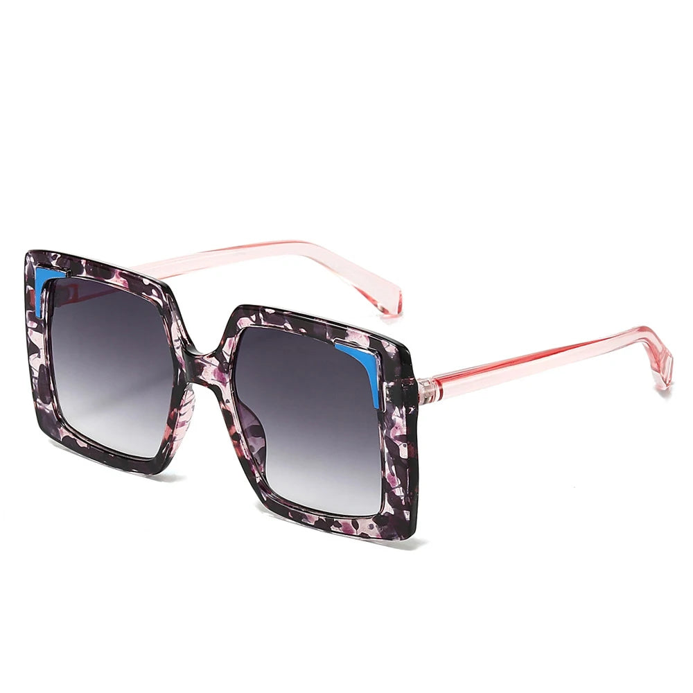 Oversized Square Sunglasses Women Big Frame 2025 Luxury Brand Fashion Sun Glasses For Ladies Retro Trendy Cateye Eyewear UV400