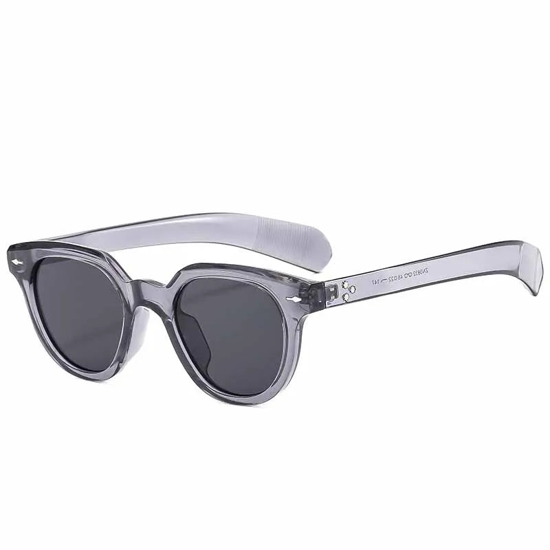 2025 Ins Popular Women Square Sunglasses Men Vintage Brand Design Rivets Oval Punk Female Shades UV400 Fashion Male Sun Glasses