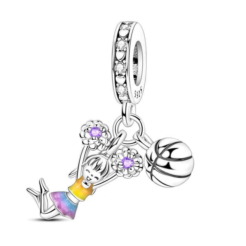 2024 neue 925 Sterling Silber Charms Perlen Fit Original Armband Halskette Charme DIY Schmuck Für Frauen Geschenk