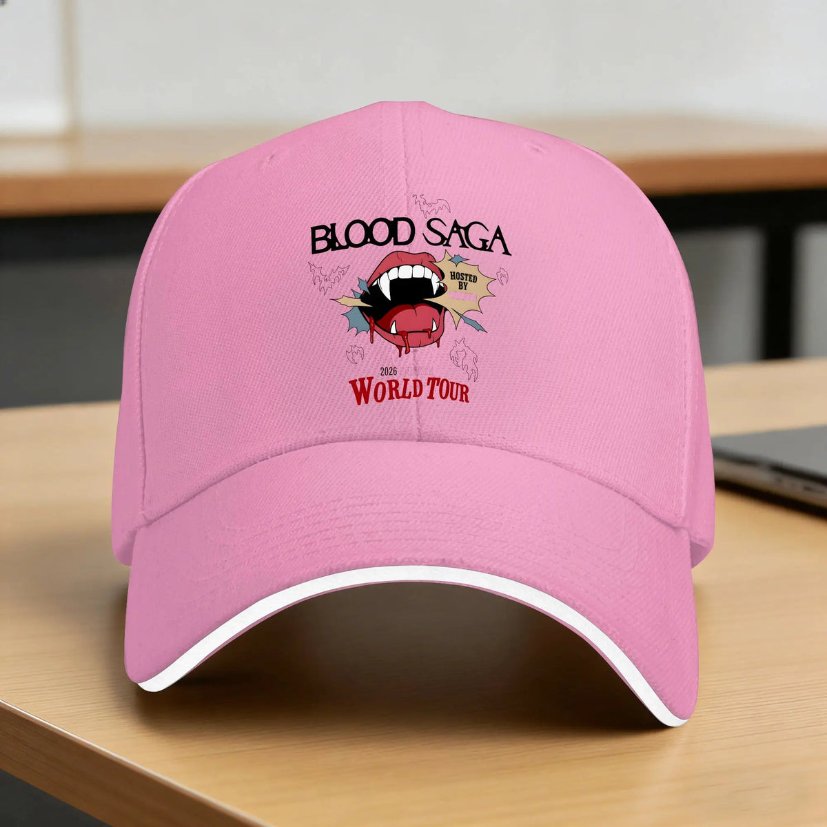 Summer Casual Baseball Cap 2026 Blood Saga World Tour Running Hippie Trucker Hat For Men Women Street Style Snapback Cap