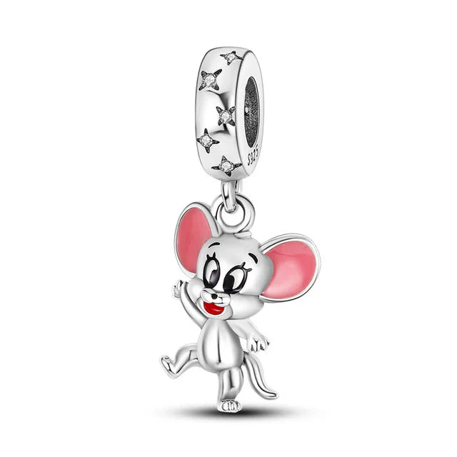 New 925 Silvering Cartoon Cat Spider Rabbit All Saints' Day Charm Bead fit Original Pandora Bracelet Trinket DIY Women Jewelry