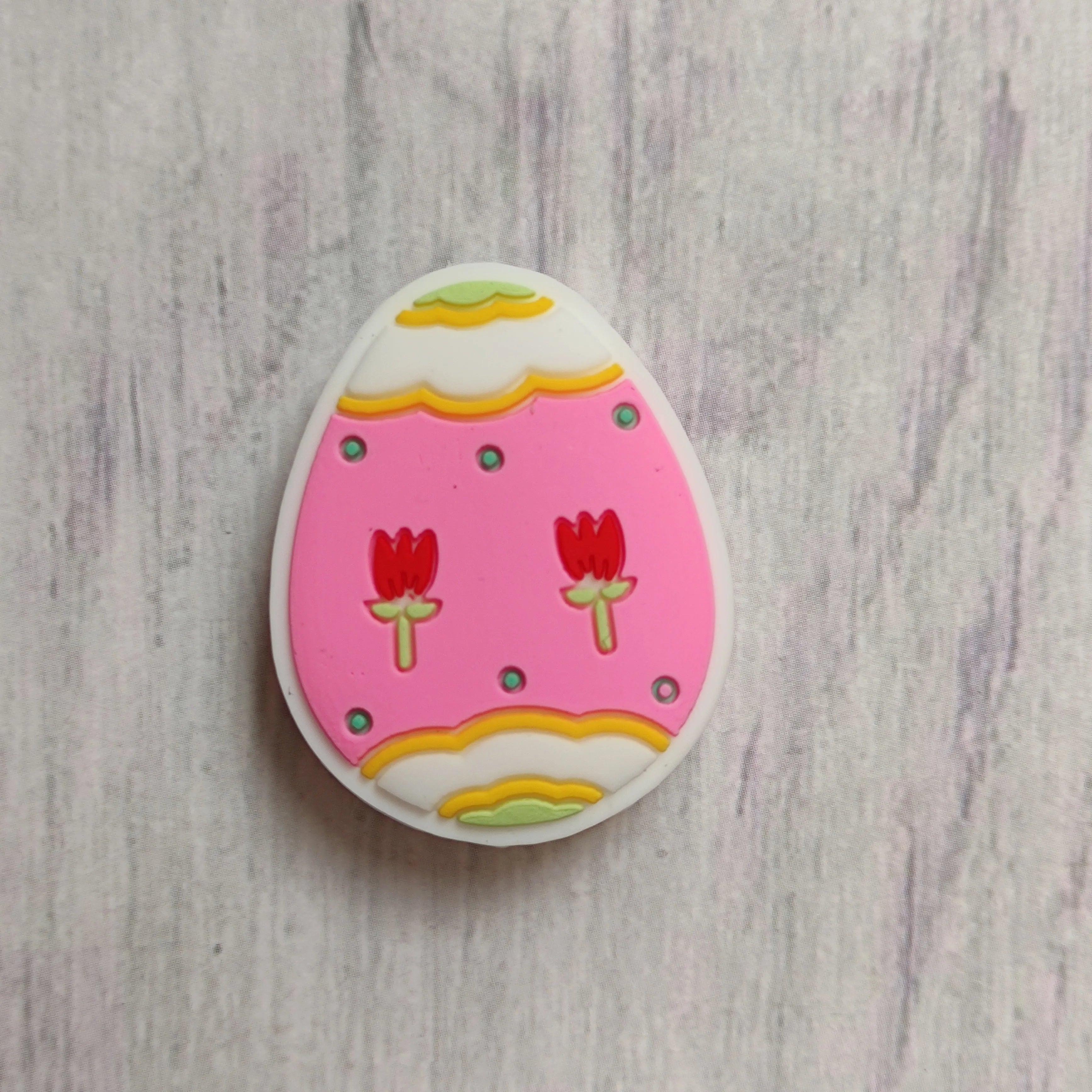 20 stücke Ostern Silikon Perlen Cartoon BPA FREI Food Grade Silikon DIY Schnuller Kette Perlen Baby Zahnen Spielzeug Schmuck Zubehör