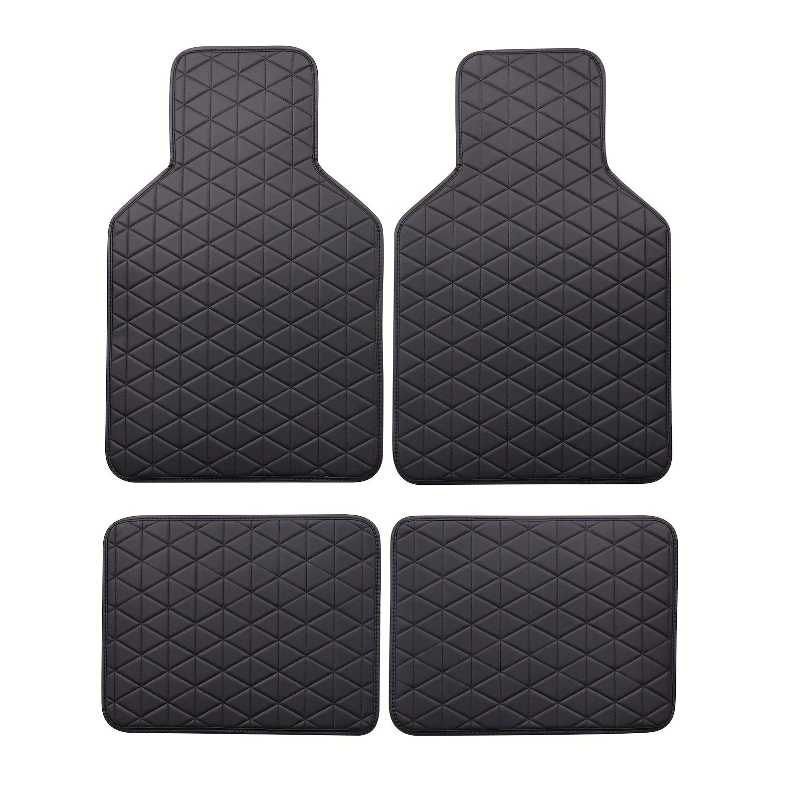 4-piece waterproof PU leather car floor mat - durable and fashionable, all-weather protection, easy to clean, enhances interior - Madeinsea©