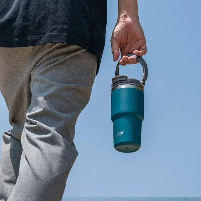 Tyeso Stainless Steel Coffee Cup Cold And Hot Double-layer Insulated Cup Tumbler Thermo Water Bottle Car Travel Mug Vacuum Cup