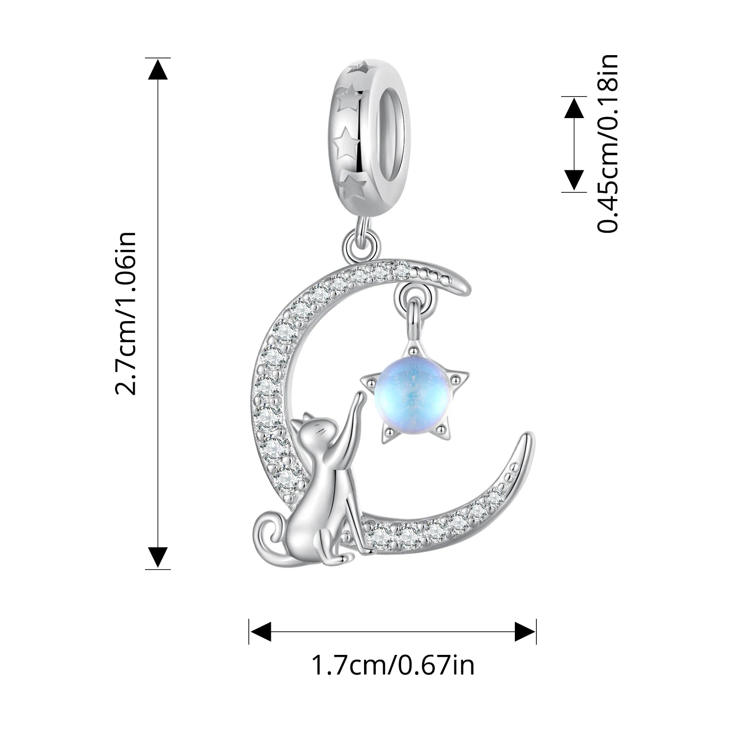 BISAER 925 Sterling Silver Flying Dragon Pendant Dream Bear Travel Plane Suitcase Charm Bead for Women DIY Bracelet Fine Jewelry