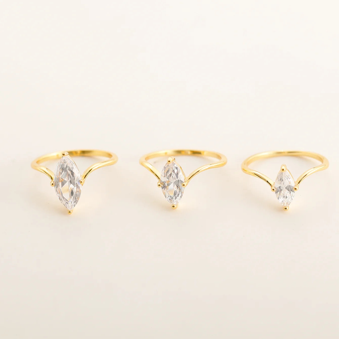 Navisafira S925 Marquise Moissanite Rings, 1/2/3 Carat Options, Gold & Silver Colors, Elegant Double Band Design