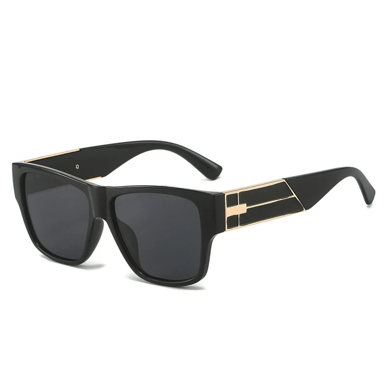 2025 Trend Fashion Classic Metal Square Sunglasses  Luxury Brand Design Men Vintage Sun Glasses Women Shades UV400 Oculos De Sol