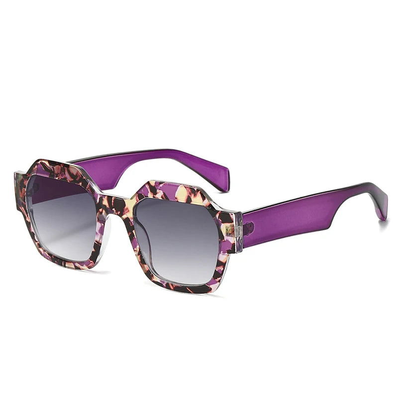 Oversized Square Sunglasses Women Personality Simple 2025 Polygon Eyewear Women Fashion Retro Glasses Women Gafas De Sol Mujer