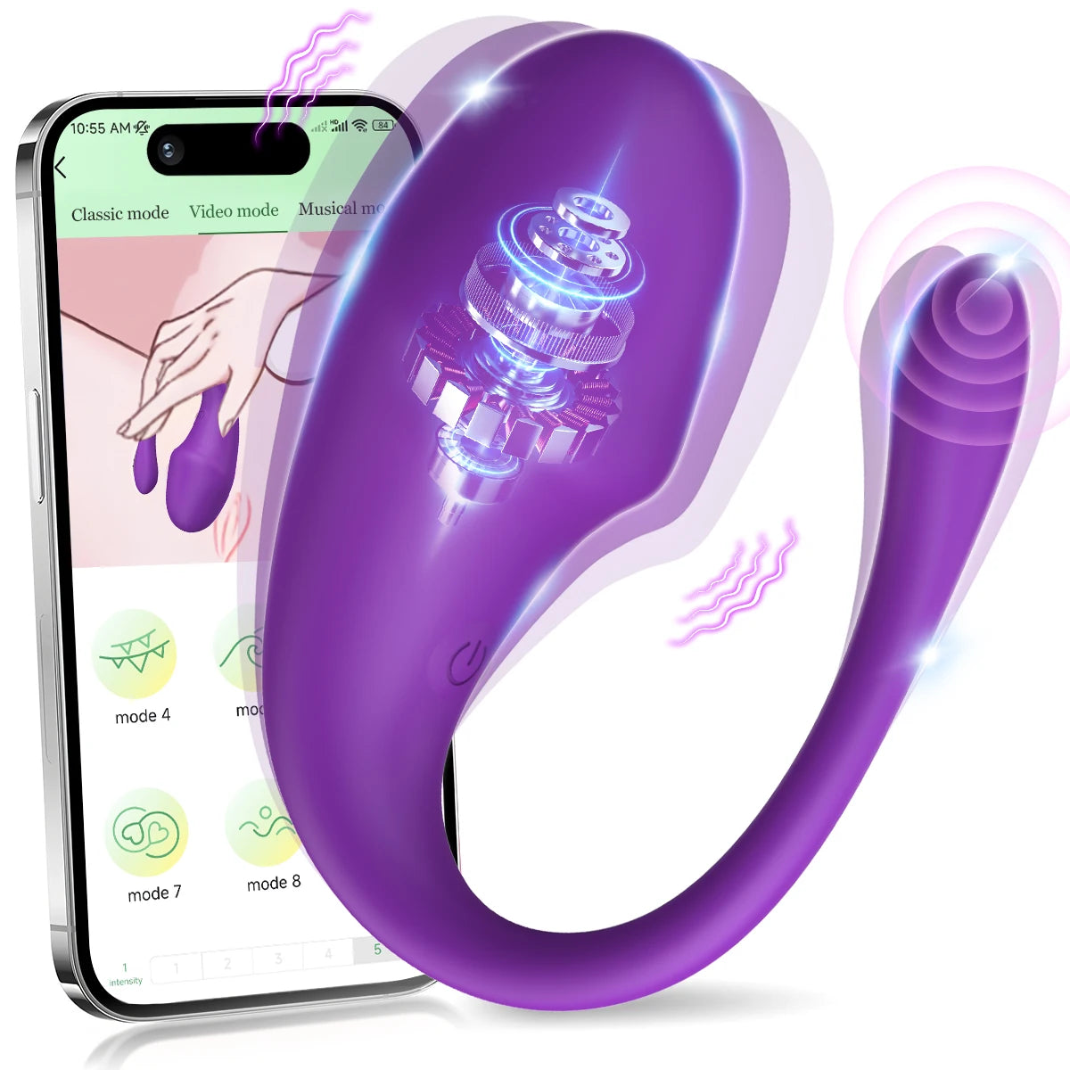 Wireless Bluetooth Vibrator APP Control Vibrating Love Egg Clitoris St Wireless Bluetooth Vibrator APP Control Vibrating Love Egg Clitoris St