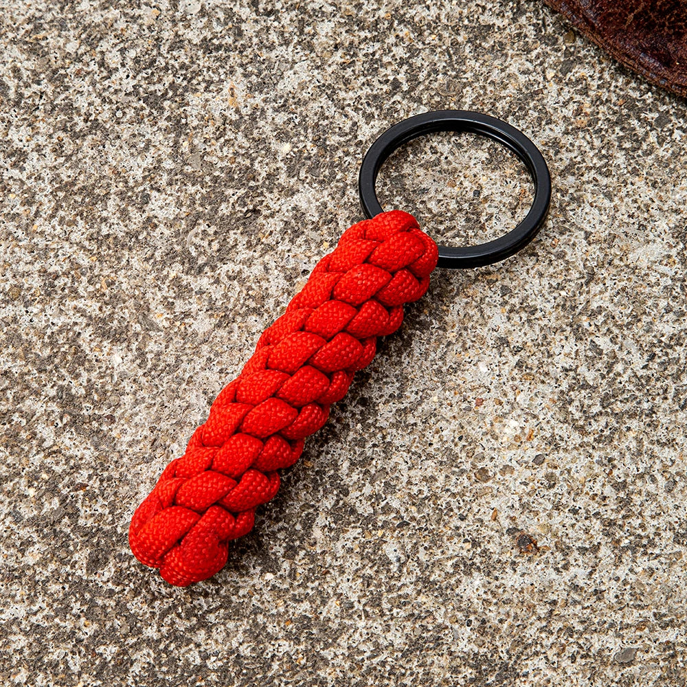 MKENDN Handmade Woven Corn Knot Survival Paracord Keychain Outdoor Rock Climbing Emergency Rescue Rope Backpack key chains Gifts - Madeinsea©