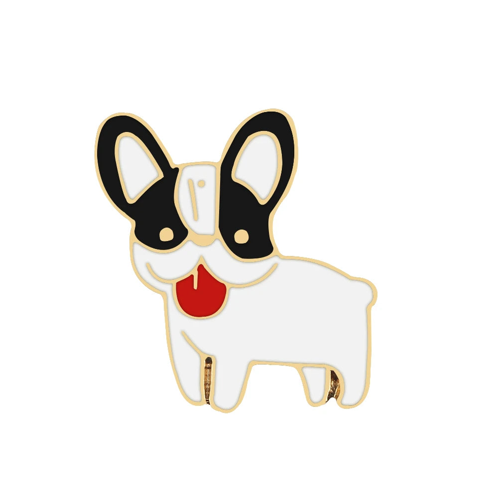 Pet Dog Lover Collection Brooch Cute Corgi German Shepherd Golden Retriever Dog Enamel Pins Women Men Lapel Pin Badges Jewelry