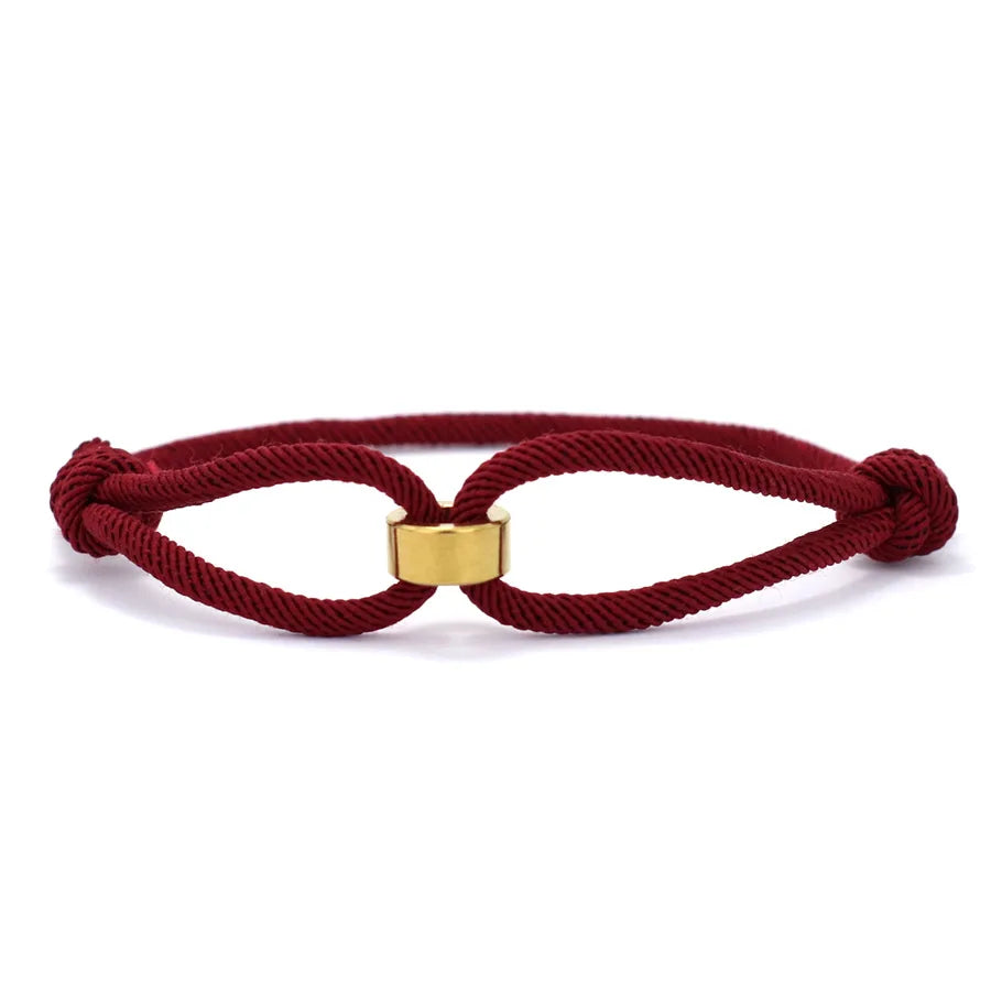 Handmade 3mm Thin Rope Bracelet Men Women Stainless Steel Gold Color Charm Braslet Friendship Jewelry Gift For Lover Pulseria